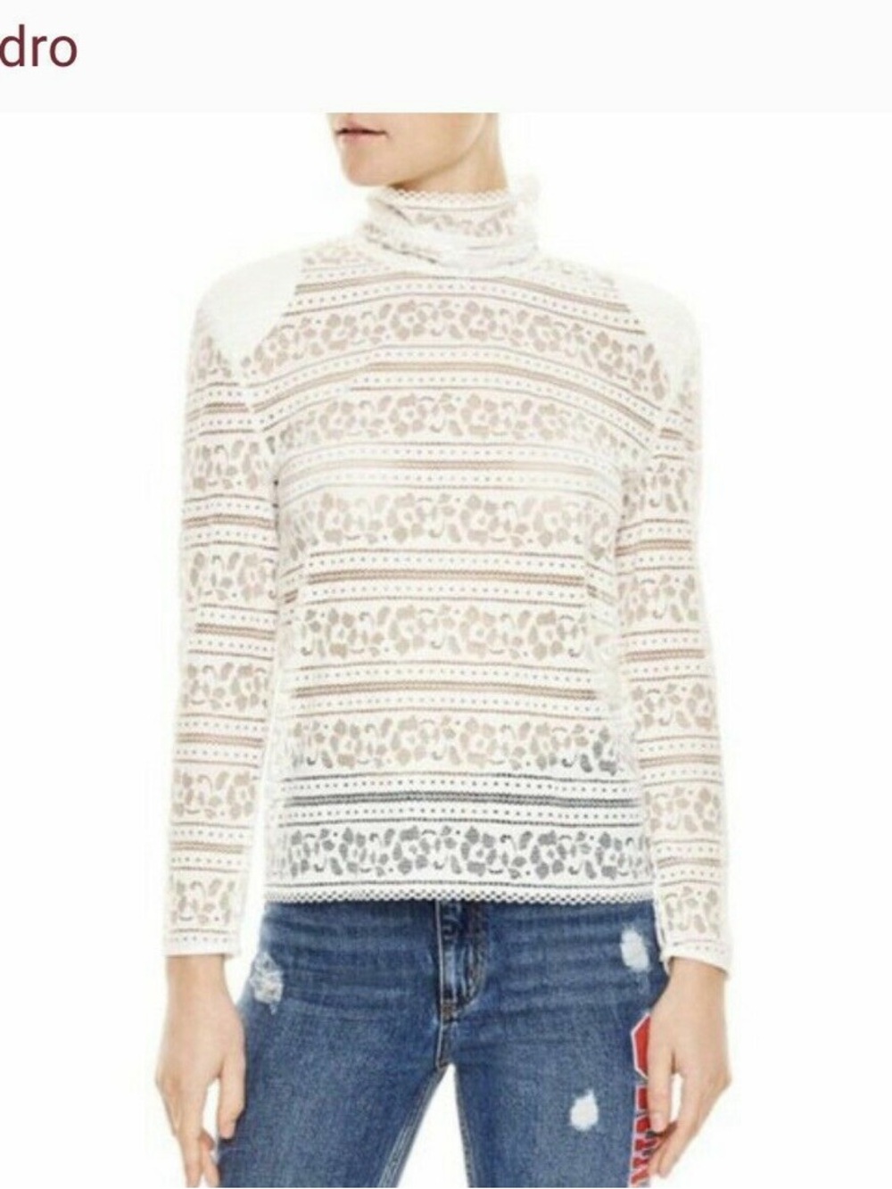 Sandro Lace Top